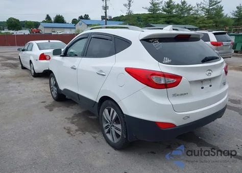 2014 Hyundai Tucson Limited from USA, damaged, VIN KM8JUCAG4EU820664